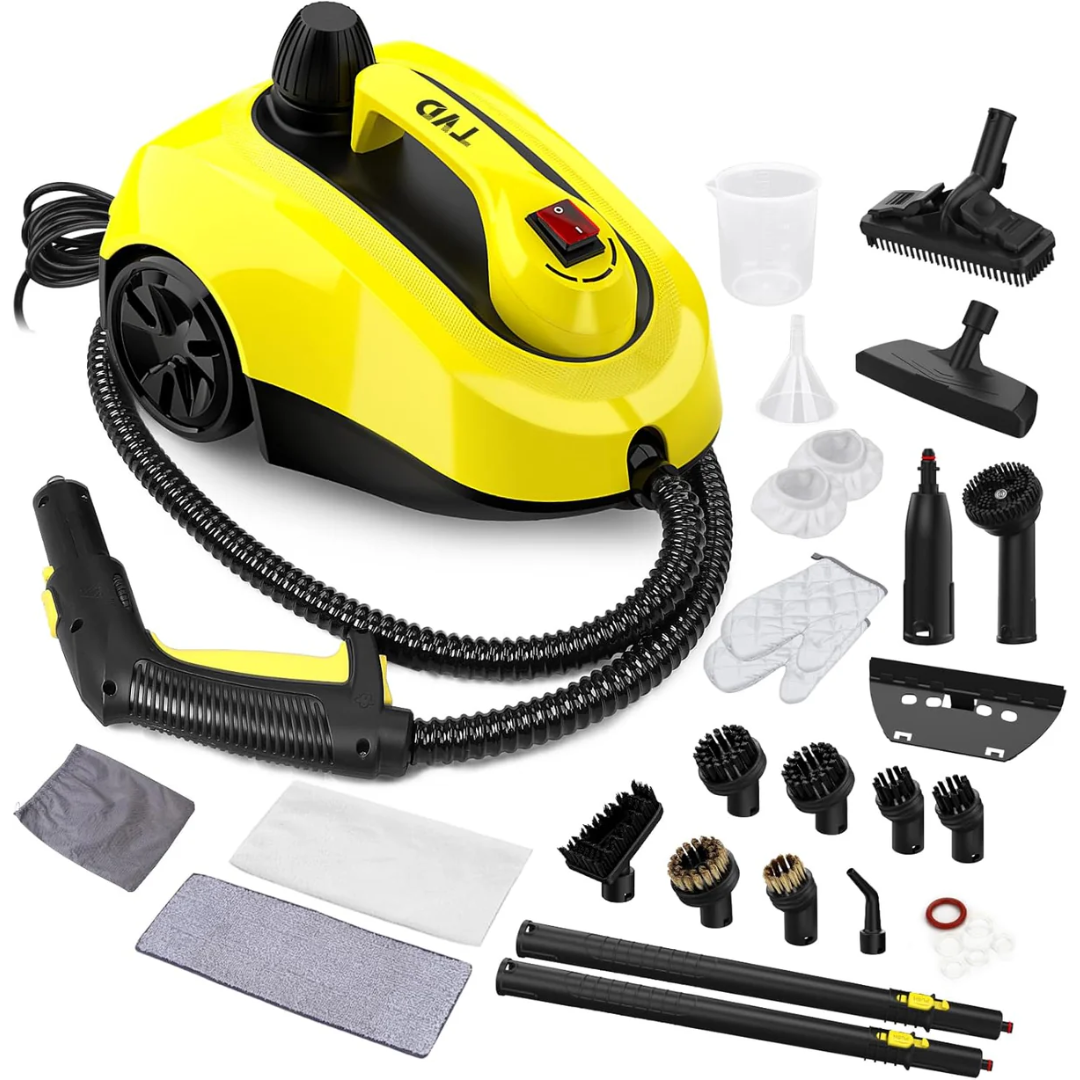 TVD SW-608 Steam Cleaner & Floor Steam Mop with 26 Accessories and 5m Power Cord