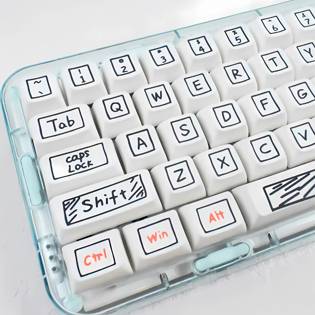 Graffiti Anime Keycap Set – XDA Profile, 125 Keys, PBT