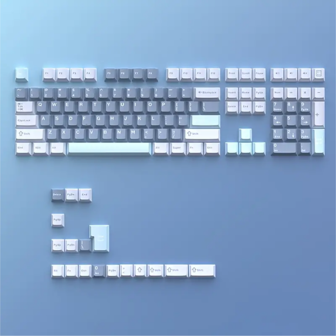 126 Key Cherry Profile PBT Keycap Set – Dual Color Injection