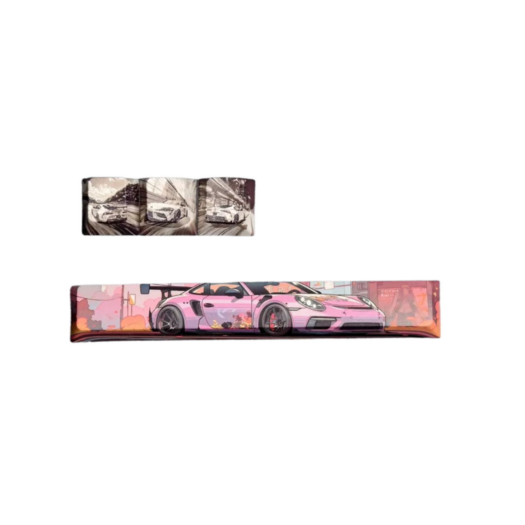 4-Piece Cherry Profile PBT Keycap Set – 4 R4 Keys + 6.25U Spacebar