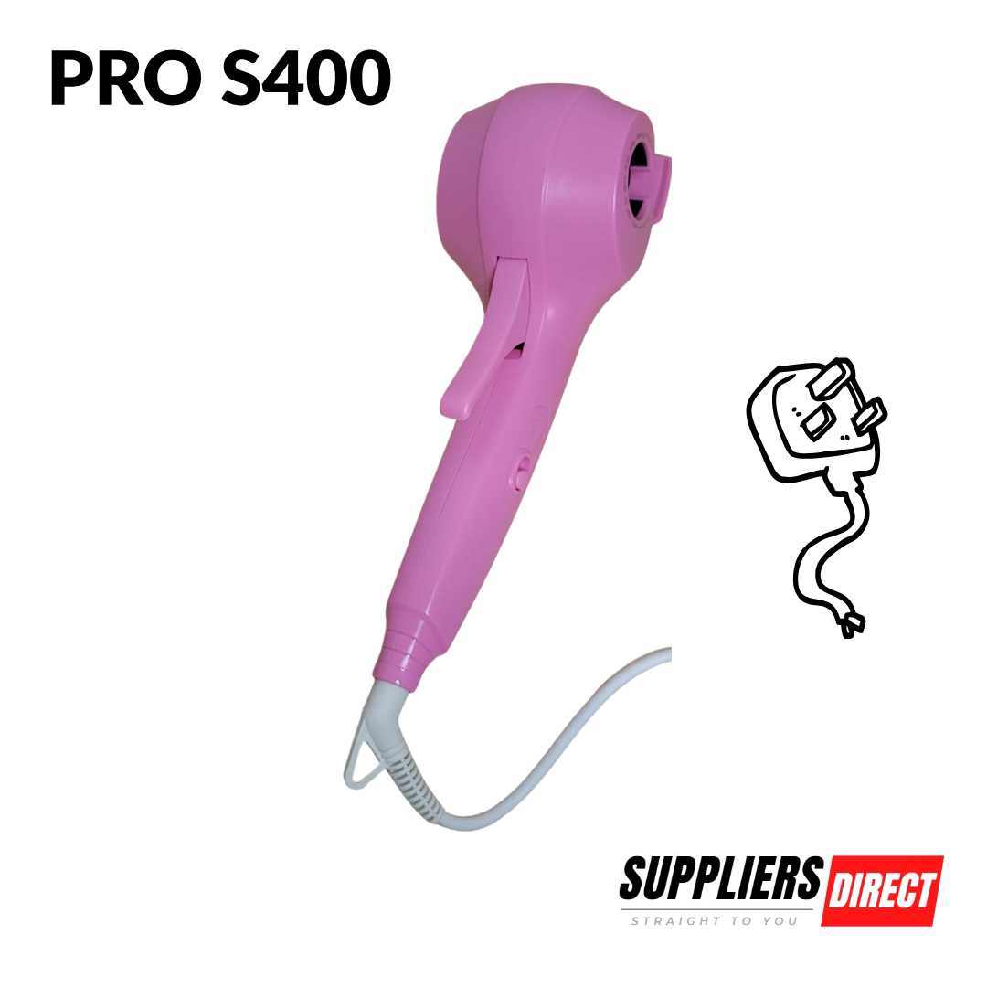 Hair Lovers PRO S400 Automatic Hair Curler – Tourmaline Ceramic Auto Curling Iron with Adjustable Heat Settings