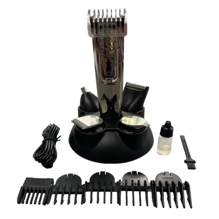 5 in 1 Beard Trimmer for Men Cordless Grooming Kit LED Display Waterproof