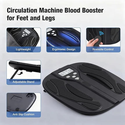Foot Circulation Booster Machine – TENS & EMS Foot and Leg Massager for Circulation and Pain Relief