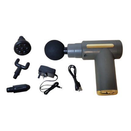 Deep Tissue Massage Gun – Percussion Muscle Massager with 3 Attachments for Relaxation & Recovery