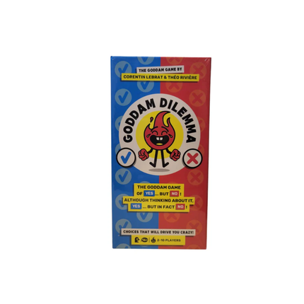 Goddam Dilemma – Hilarious Party Card Game with 10,800 Wild Dilemmas | Hachette Boardgames