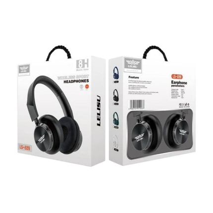 LELISU LS-229 Wireless Sport Headphones – Bluetooth 5.3 Over-Ear Headset with Type-C Charging, 8-Hour Battery Life