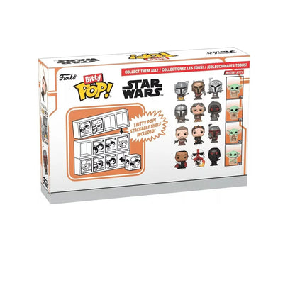 Funko Star Wars Bitty Pop! Mandalorian Mini Figures – Official Licensed 4-Pack Collectors Set