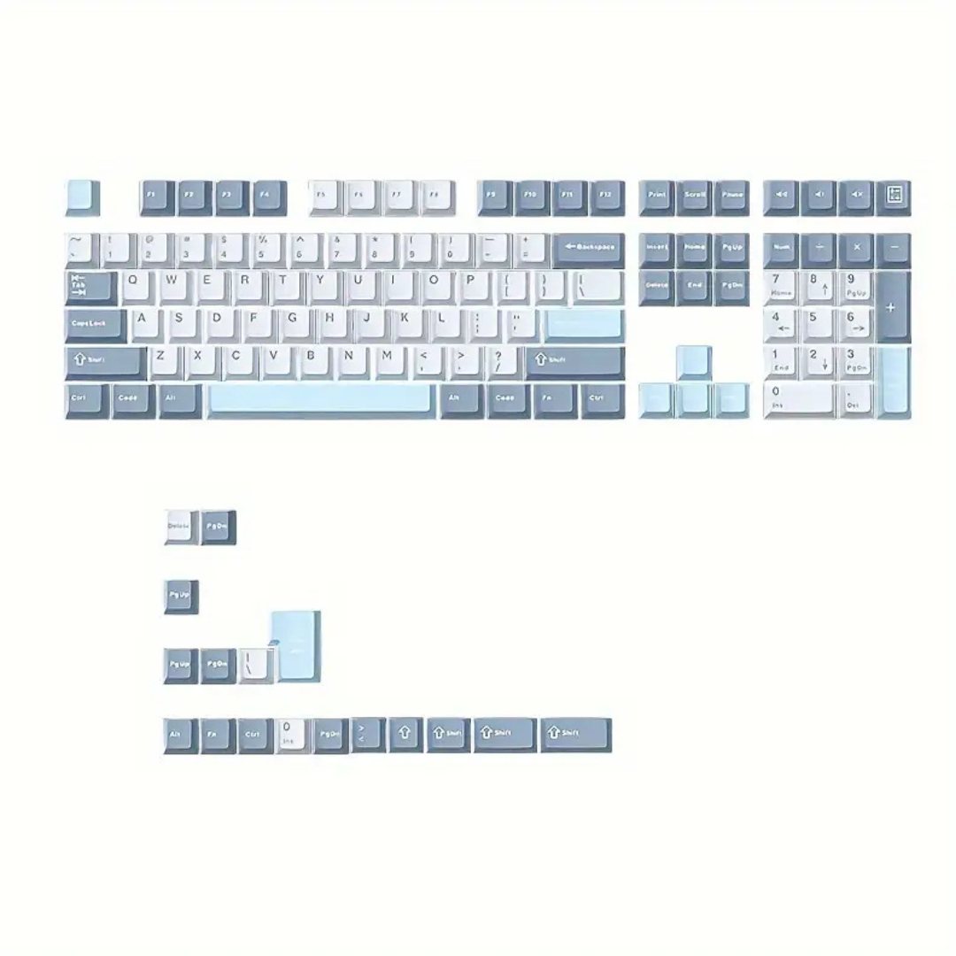 JAYCOMIA 125 Key PBT Keycap Set – Cherry Profile, ISO Layout