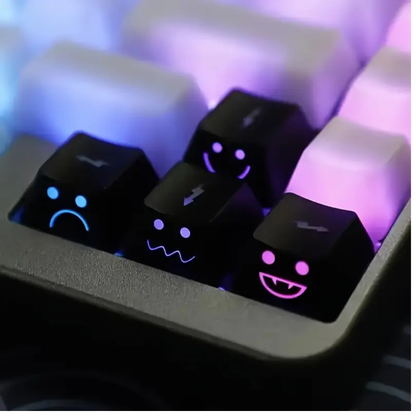 SA Profile Cartoon Keycap Set – Backlit Compatible for Cherry MX