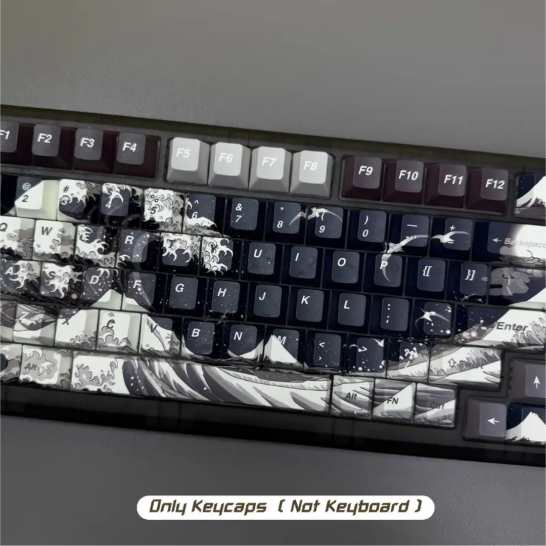 131 Key PBT Keycap Set – Cherry Profile, ANSI Layout Compatible