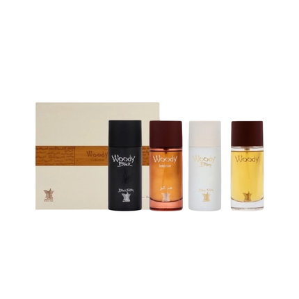 Arabian Oud Woody Collection Perfume Gift Set 50ml – 4 Luxury Fragrances