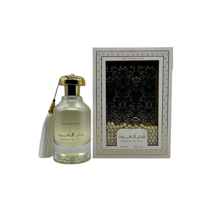 Ard Al Zaafaran Fakhar Al Oud White Eau de Parfum 100ml – Fresh Musk Fragrance