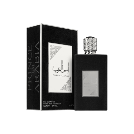 Asdaaf Ameer Al Arab Black Eau de Parfum 100ml – Spicy Woody Fragrance
