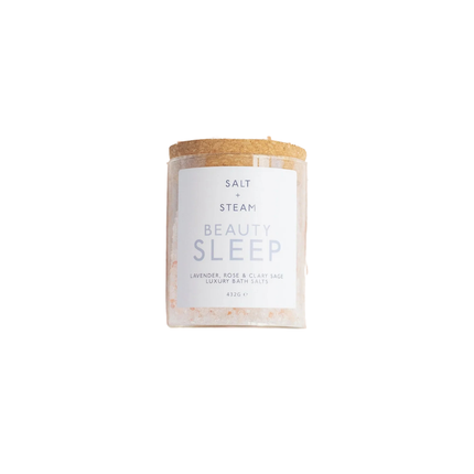 Beauty Sleep Bath Salts – Relaxing Lavender, Rose & Clary Sage Bath Soak (432G)