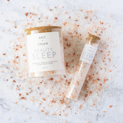 Beauty Sleep Bath Salts – Relaxing Lavender, Rose & Clary Sage Bath Soak(80G)