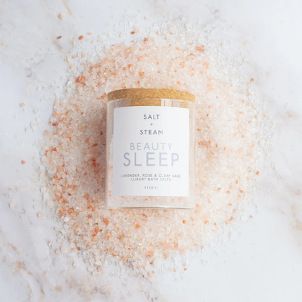 Beauty Sleep Bath Salts – Relaxing Lavender, Rose & Clary Sage Bath Soak(80G)