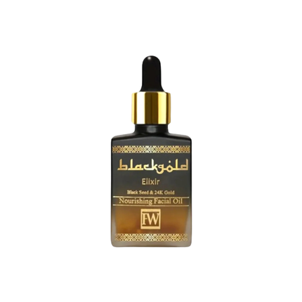 Black Gold Elixir 30ml – 24K Gold Infused Black Seed Oil Face Serum