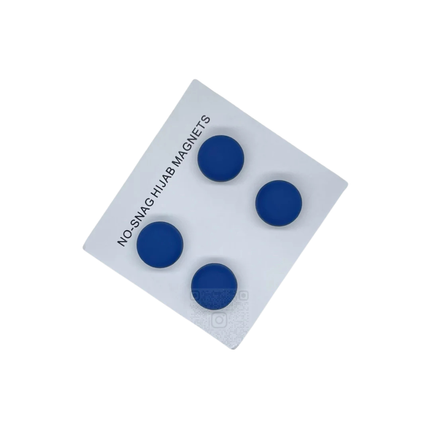 Blue Hijab Magnets – No Snag Magnetic Hijab Pins (Pack of 4)