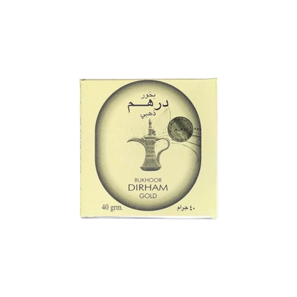 Dirham Gold Bakhoor 40g – Luxury Oriental Oud Incense