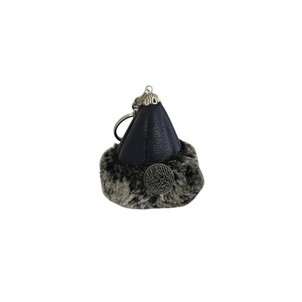 Ertugrul Hat Keyring – Black Miniature Ottoman Style Hat Keychain