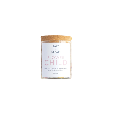 Flower Child Facial Steam Salts – Rose, Orange & Botanical Flower Steam (200G)