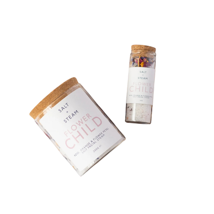 Flower Child Facial Steam Salts – Rose, Orange & Botanical Flower Steam (50G)