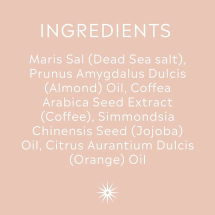French Press Coffee Body Scrub – Sweet Orange Exfoliating Coffee Scrub -302G
