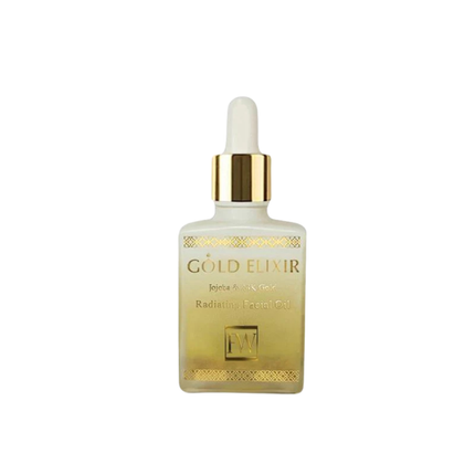 FWBeauty Gold Elixir 30ml – 24K Gold & Jojoba Oil Face Serum Primer