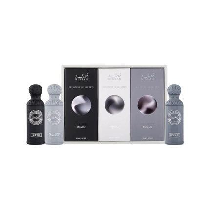 Gissah Graphite Gift Set – 3 x 50ml Eau de Parfum Men’s Fragrance Collection