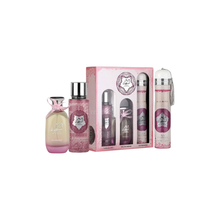 Hareem Al Sultan Fragrance Gift Set – EDP 100ml, Perfume Mist 250ml & Air Freshener 300ml