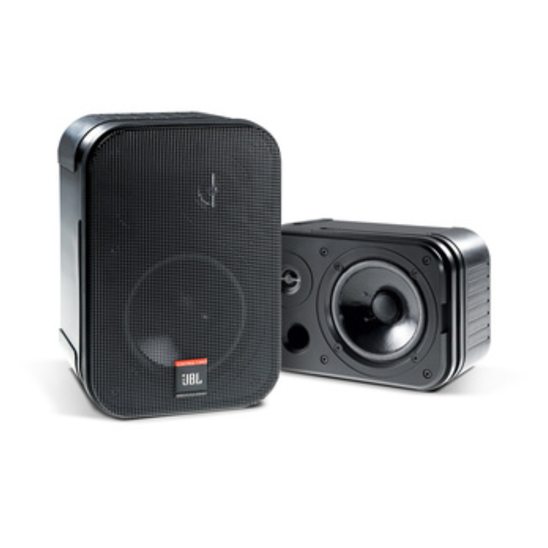 JBL C1PRO-WH Compact 2-Way Passive Speaker Pair - BLACK