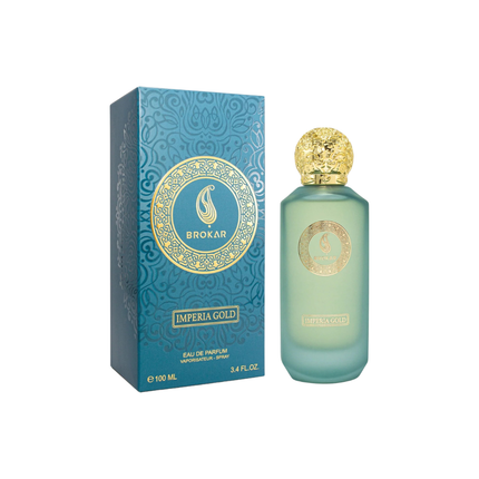 Brokar Imperia Gold Eau de Parfum 100ml – Amber Woody Leather Fragrance