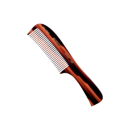 Kent A10T Rake Comb 199mm – Handmade Thick Hair Detangling Comb with Handle