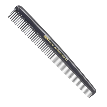 Kent Cutting Comb 180mm – Professional Coarse & Fine Hair Cutting Comb