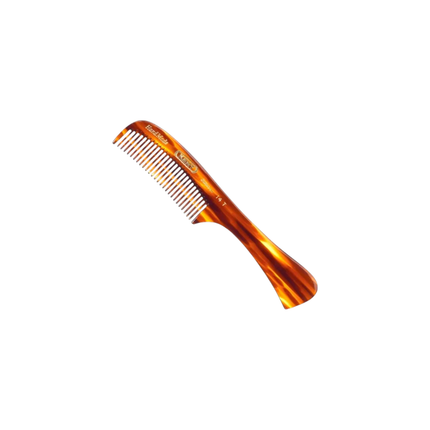Kent 170mm Handled Rake Comb – Handmade Coarse Hair Detangling Comb