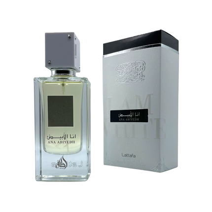 Lattafa Ana Abiyedh Eau de Parfum 60ml – Musk Oud Fragrance