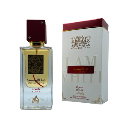 Lattafa Ana Abiyedh Rouge Eau de Parfum 60ml – Amber Saffron Fragrance
