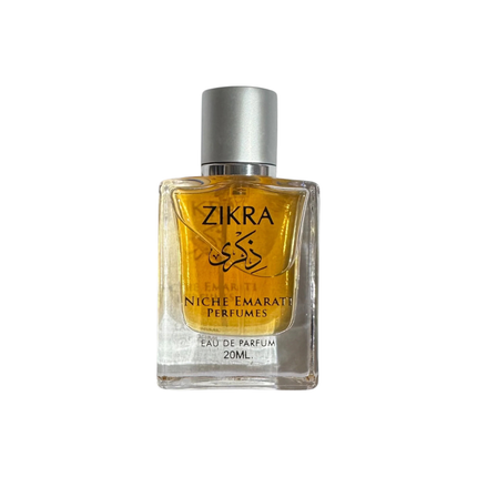Lattafa Niche Emarati Zikra Eau de Parfum 20ml – Cognac Vanilla Fragrance
