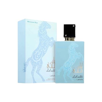 Lattafa Lail Maleki Moroccan Blue Eau de Parfum 100ml – Oriental Citrus Fragrance