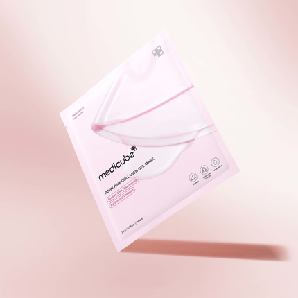 4pc Medicube PDRN Pink Collagen Gel Mask – Hydrating Skin Treatment Mask - Primary Manufactered - Free Delivery