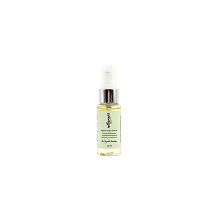 Millionaire Organic Grapeseed Oil – Cold Pressed Face Oil for Oily & Sensitive Skin