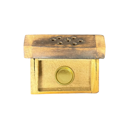 Miniature Incense Gift Set – Wooden Incense Holder with 10 Sticks