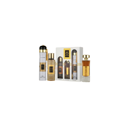 Oud Romancea Fragrance Gift Set – EDP 100ml, Perfume Mist 250ml & Air Freshener 300ml