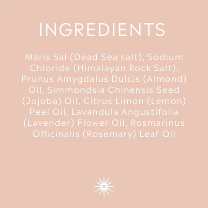 Queen Body Scrub – Lavender, Rosemary & Lemon Exfoliating Salt Scrub  (302G)