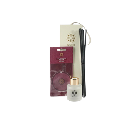 Rose & Oud Mini Diffuser Gift Set – Reed Diffuser & Scent Card 50ml