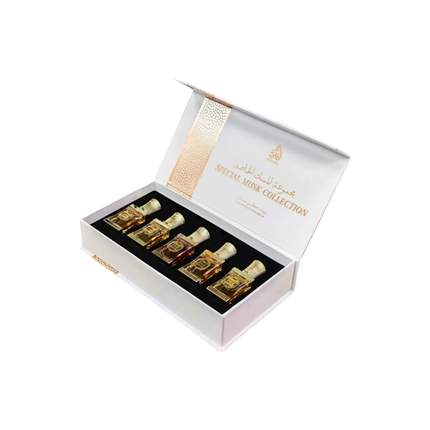 Special Musk Collection Perfume Oil Gift Set – 5 Premium Arabian Musk Fragrances (12ml Each)