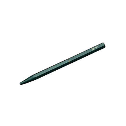 YSTUDIO My Resolute Gift Set – Forest Green Brass Ballpoint Pen & Walnut Notepad Stand