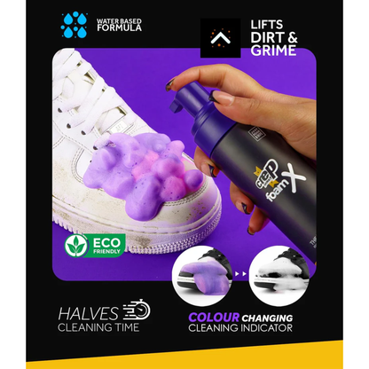 Crep Protect FoamX Shoe Cleaner 150ml Ready to Use Sneaker Cleaner for Leather Canvas Nylon Trainers