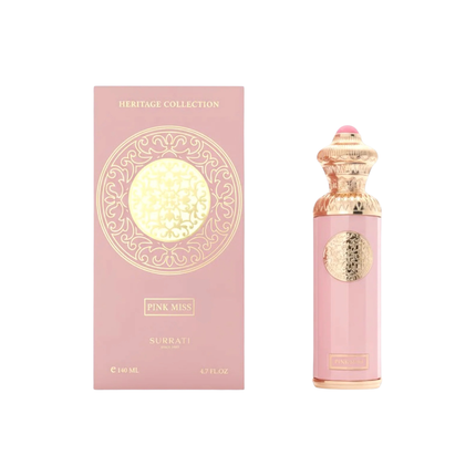 Surrati Pink Miss Eau de Parfum 140ml – Fruity Floral Vanilla Fragrance