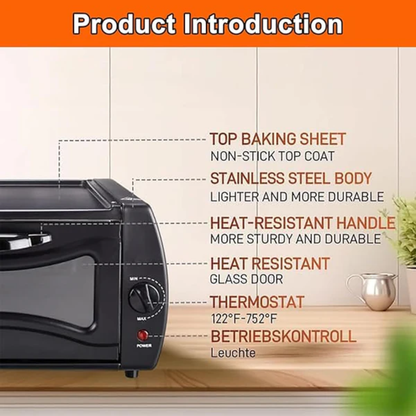 2100W Electric Tandoor Oven Flatbread Cooker with Thermostat Control